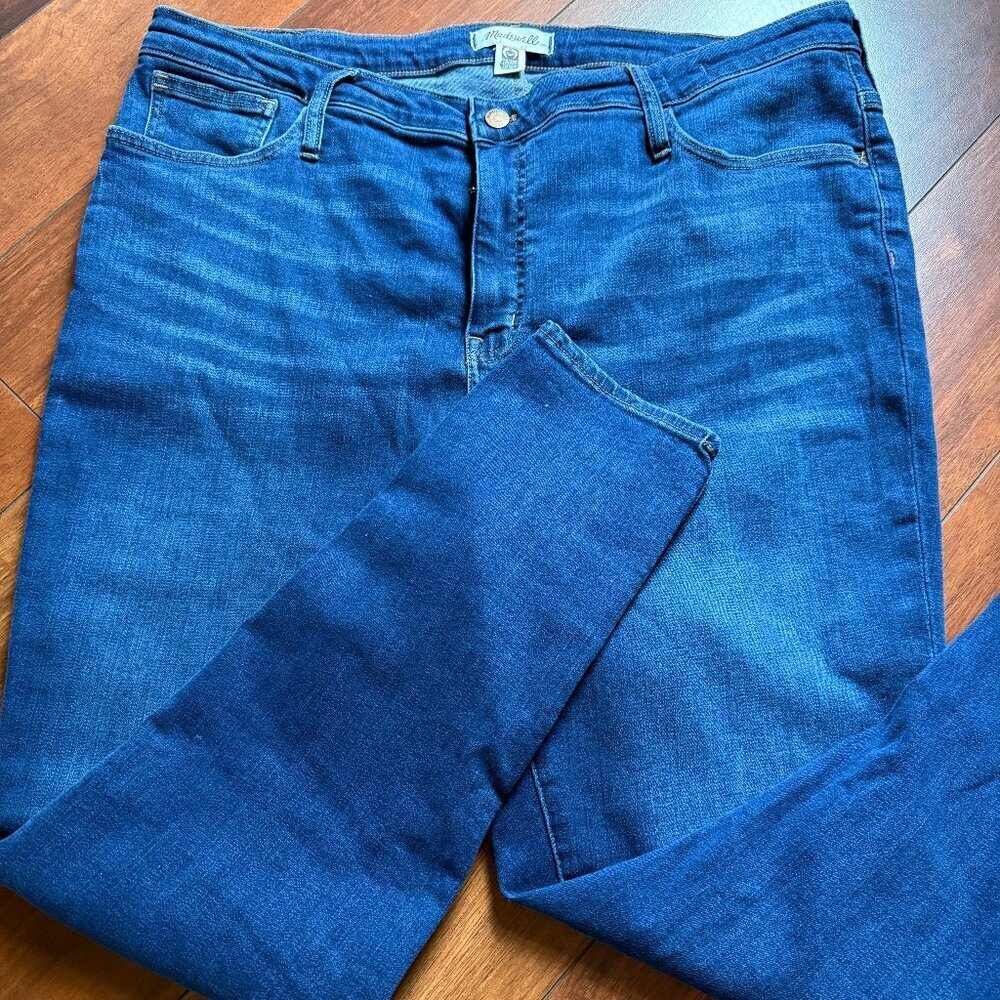 Madewell Curvy Roadtripper Skinny Jeans Size 35 Medium Wash High Rise - Picture 2 of 7